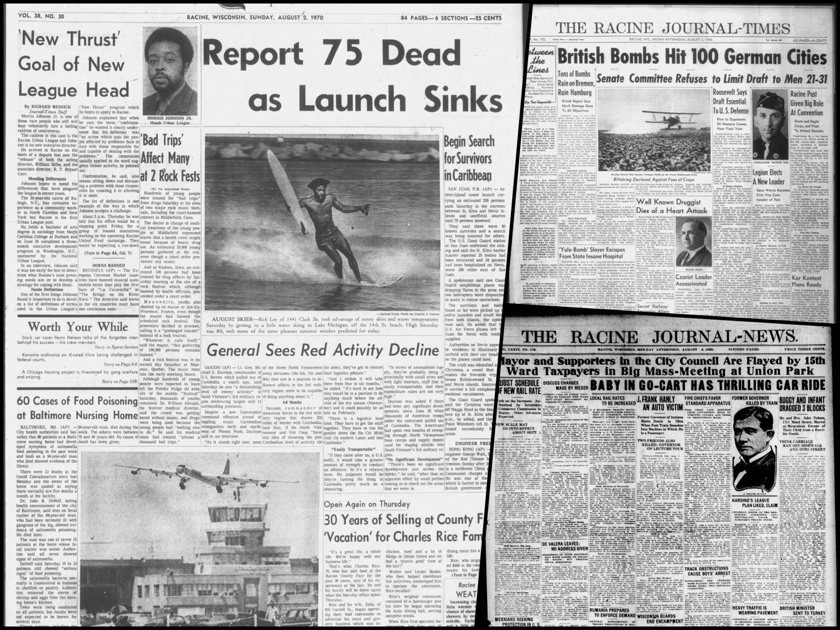 Aug. 2: The Journal Times pages from the past